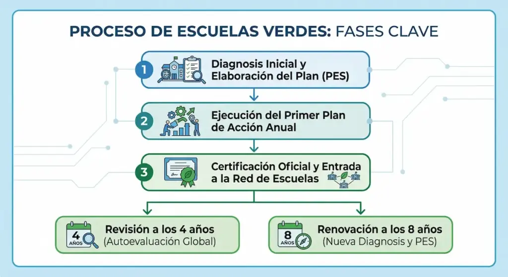 Guía del Programa Escoles Verdes en Catalunya Claves para Docentes y Directivos