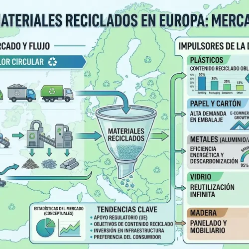 La economía circular no se decreta: por qué Europa necesita demanda real de materiales reciclados